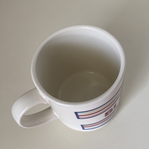 Vintage Mount Clemens Pottery Mug Bud Name mug Stripes coffee tea - Picture 5 of 10